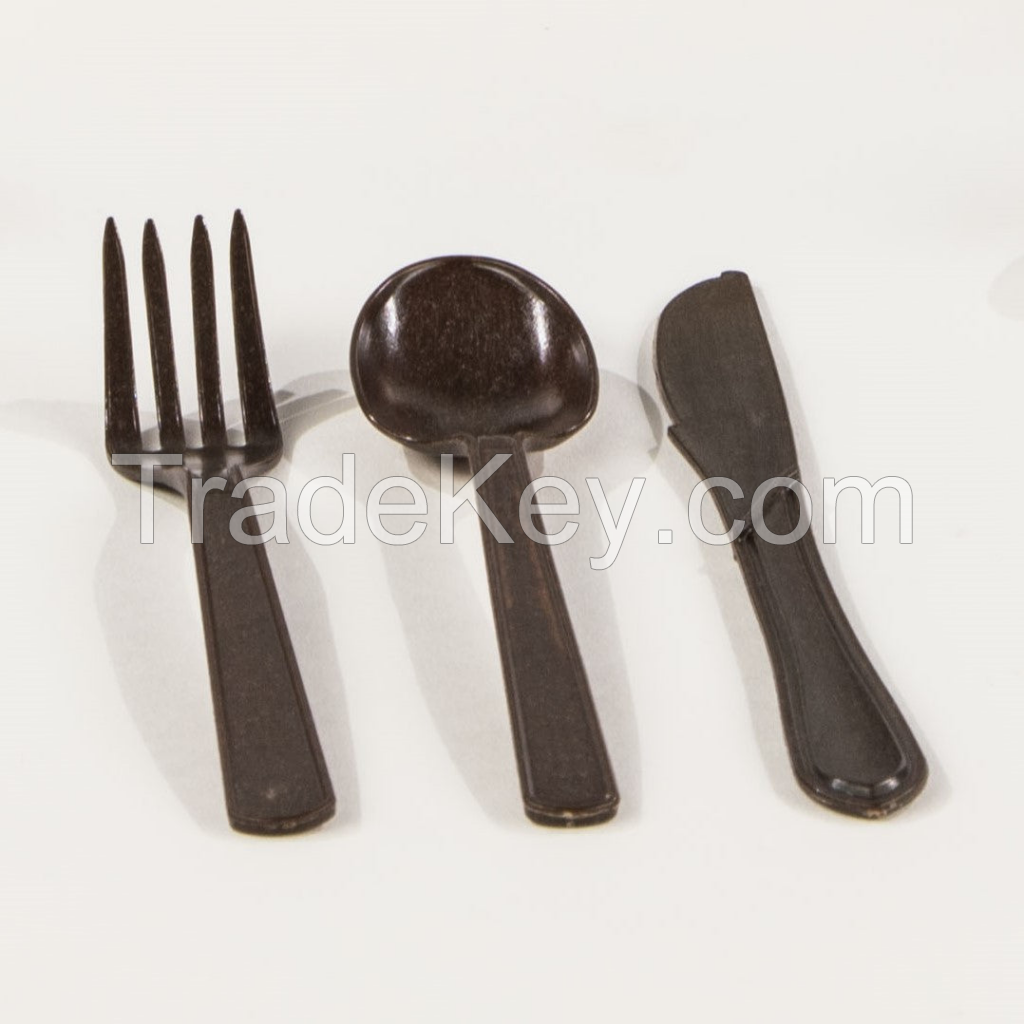 PREMIUM COFFEE GROUND TABLEWARE SET / PLANET-FRIENDLY / PERFECT FOR HOME & TRAVEL