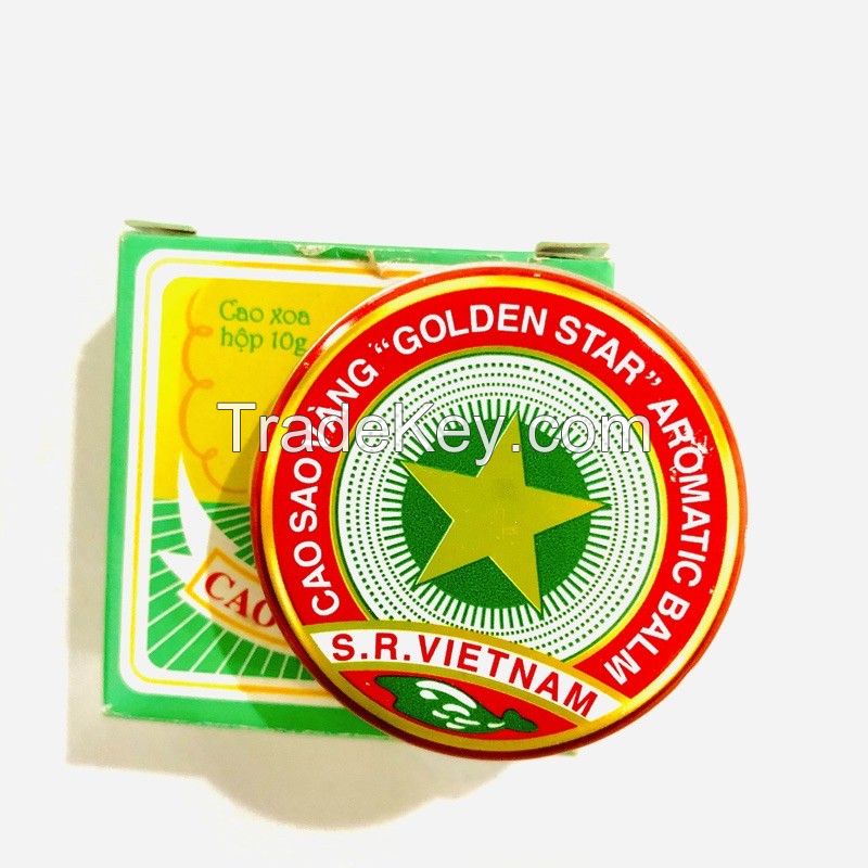 REFRESHING AND INVIGORATING GOLDEN STAR BALM / A VIETNAMESE CLASSIC / PREMIUM VALUE / MADE IN VIETNAM