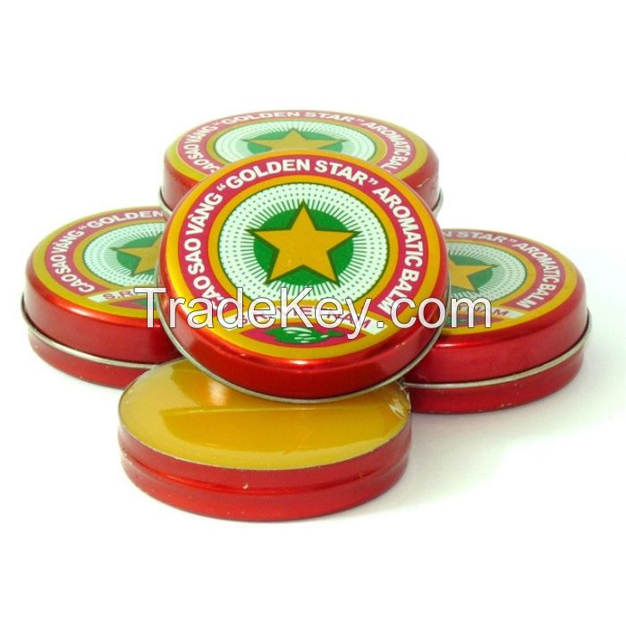 REFRESHING AND INVIGORATING GOLDEN STAR BALM / A VIETNAMESE CLASSIC / PREMIUM VALUE / MADE IN VIETNAM