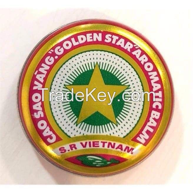 REFRESHING AND INVIGORATING GOLDEN STAR BALM / A VIETNAMESE CLASSIC / PREMIUM VALUE / MADE IN VIETNAM