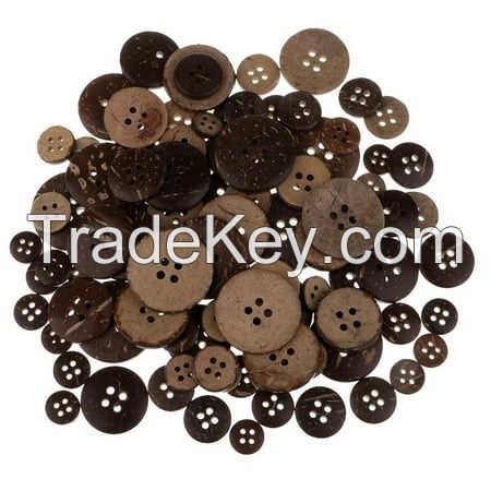 ECO-FRIENDLY AND STYLISH NATURAL COCONUT SHELL BUTTONS / HANDMADE WITH CARE / MADE IN VIETNAM