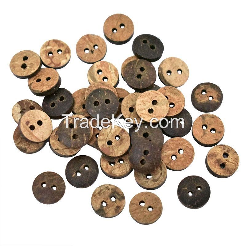 ECO-FRIENDLY AND STYLISH NATURAL COCONUT SHELL BUTTONS / HANDMADE WITH CARE / MADE IN VIETNAM