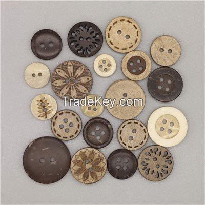 CHARMING AND ECO-FRIENDLY COCONUT SHELL BUTTONS / SUSTAINABLE CHOICE / PERFECT FOR ANY STYLE