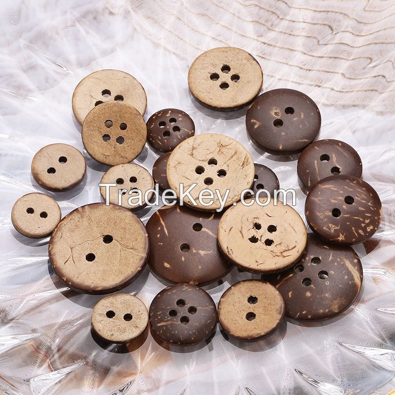 CHARMING AND ECO-FRIENDLY COCONUT SHELL BUTTONS / SUSTAINABLE CHOICE / PERFECT FOR ANY STYLE