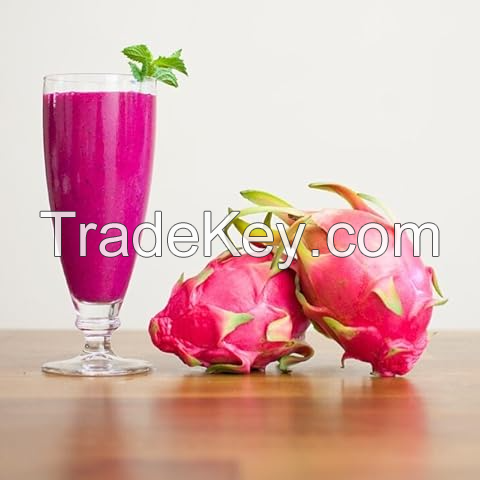 VIBRANT AND SWEET DRAGON FRUIT PUREE / TROPICAL ESSENCE / NATURAL GOODNESS / MADE IN VIETNAM