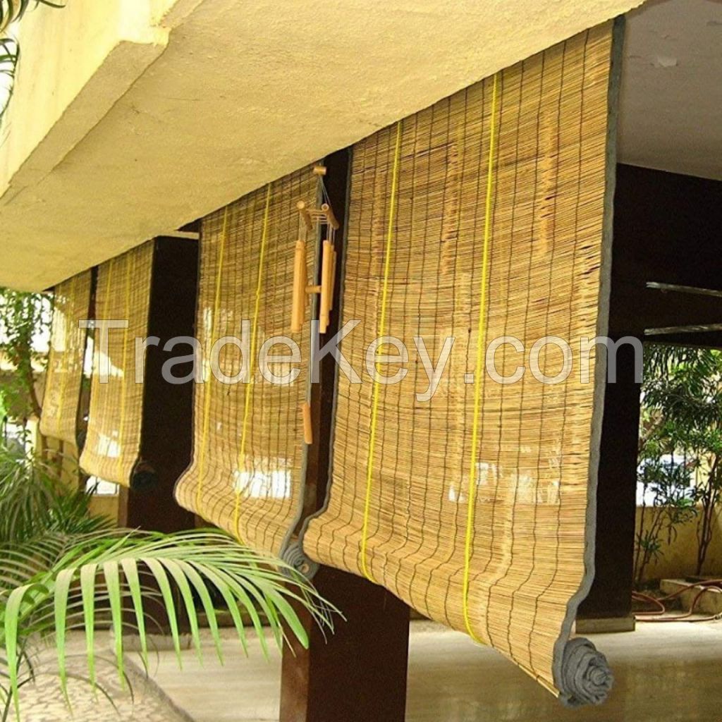 NATURAL BAMBOO SHADE / COOL & STYLISH / HANDMADE / CLEAN DESIGN
