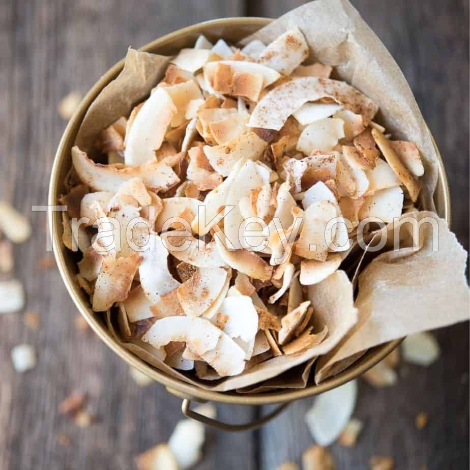 CRISPY TOASTED COCONUT CHIPS / IMMUNE SUPPORT / CLEAN LABEL / PLANT-BASED