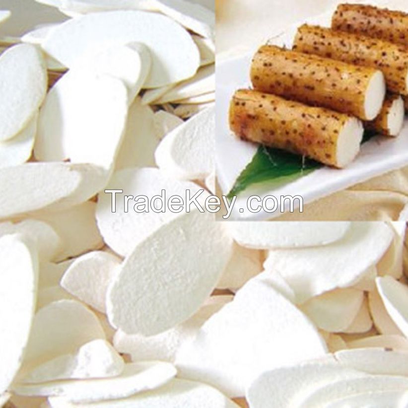 CLEAN LABEL DRIED YAM SLICES / PLANT ROOT / READY TO COOK / TRADITIONAL FORM