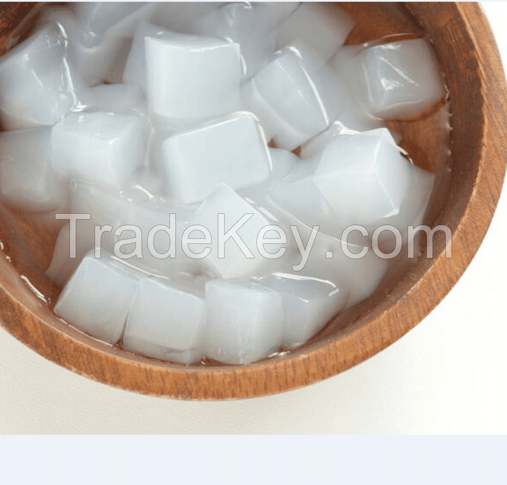 COCONUT JELLY CUBES / NON-GMO / VEGAN FRIENDLY / ADDITIVE-FREE