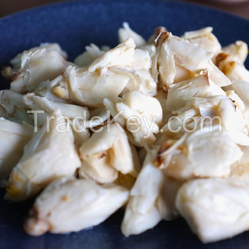 OCEAN FRESH PEELED CRAB MEAT / HIGH IN CALCIUM & ZINC / SWEET, SOFT, EASY TO USE
