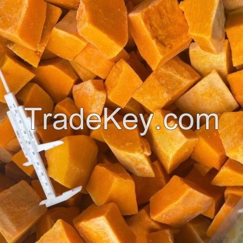 NATURALLY PROCESSED FROZEN PUMPKIN / READY TO COOK / CLEAN INGREDIENT