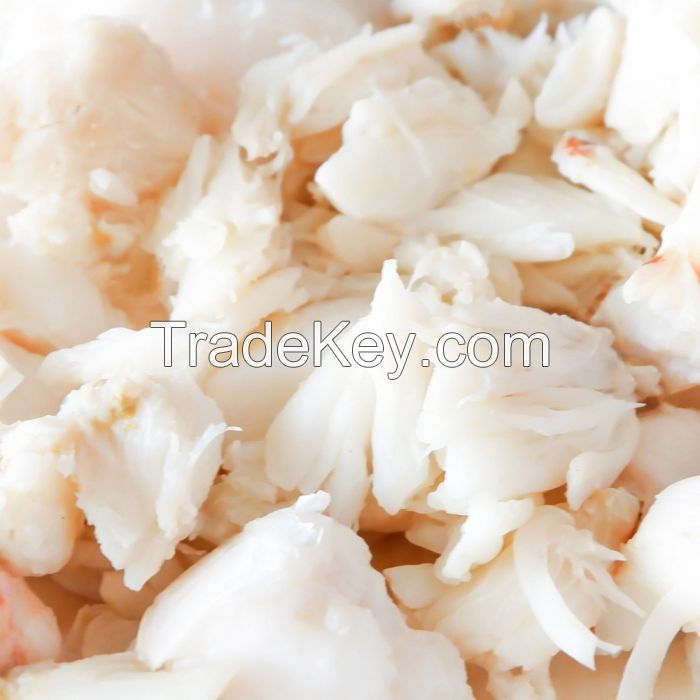 OCEAN FRESH PEELED CRAB MEAT / HIGH IN CALCIUM & ZINC / SWEET, SOFT, EASY TO USE