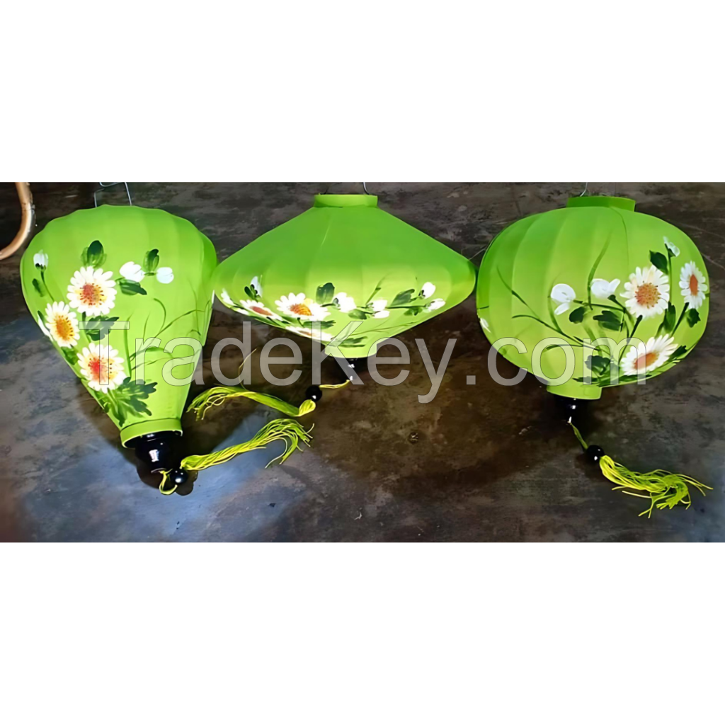 TRADITIONAL SILK LANTERN / BAMBOO FRAME / ECO-FRIENDLY MATERIAL