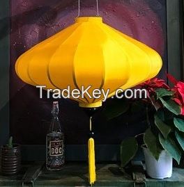 NATURAL SILK LANTERN WITH BAMBOO FRAME / HANDMADE / ZERO SYNTHETIC ADDITIVES