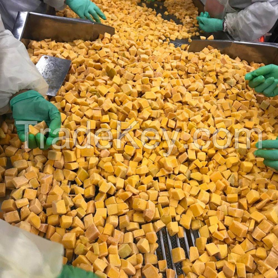 NATURALLY PROCESSED FROZEN PUMPKIN / READY TO COOK / CLEAN INGREDIENT