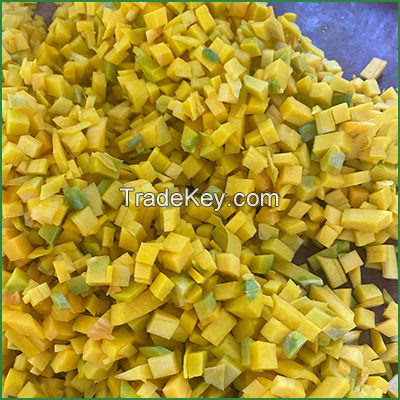 NATURALLY PROCESSED FROZEN PUMPKIN / READY TO COOK / CLEAN INGREDIENT