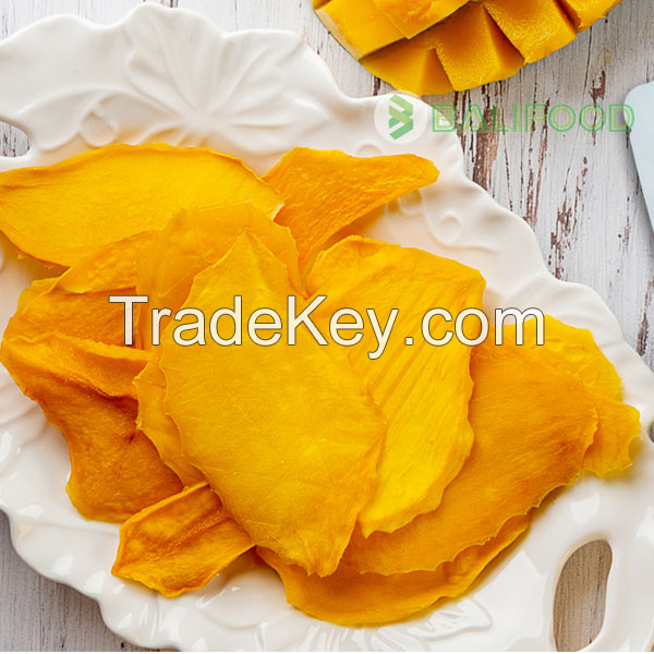 FRESH & SWEET SOFT DRIED MANGO / HIGH IN FIBER & VITAMINS / TENDER TEXTURE, NATURAL FLAVOR