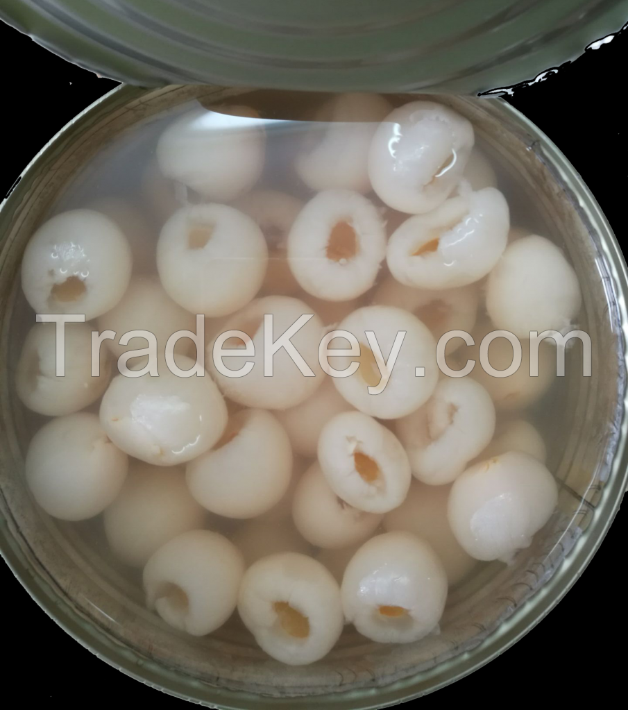 WHOLE LYCHEE FRUIT IN LIGHT SYRUP / CLEAN LABEL / READY TO SERVE