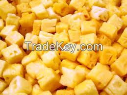 ALL-NATURAL FROZEN PINEAPPLE / NO ADDITIVES / NON-GMO / PURE FRUIT