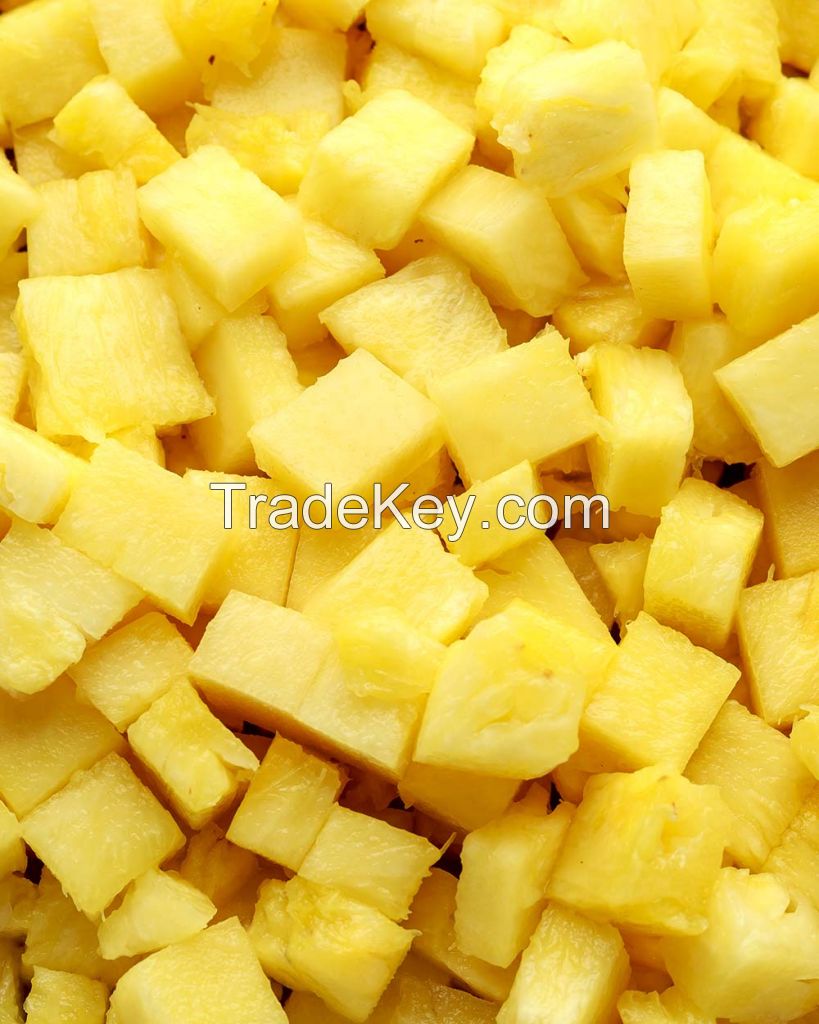 ALL-NATURAL FROZEN PINEAPPLE / NO ADDITIVES / NON-GMO / PURE FRUIT