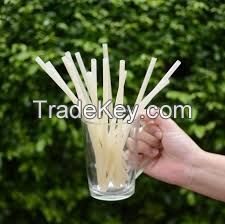 RICE DRINKING STRAWS / NATURAL INGREDIENT / ECO-FRIENDLY USE