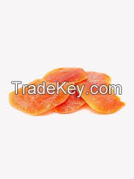 SUN-KISSED DRIED PAPAYA / MOIST TEXTURE / SIMPLE INGREDIENT / PLANT-DERIVED