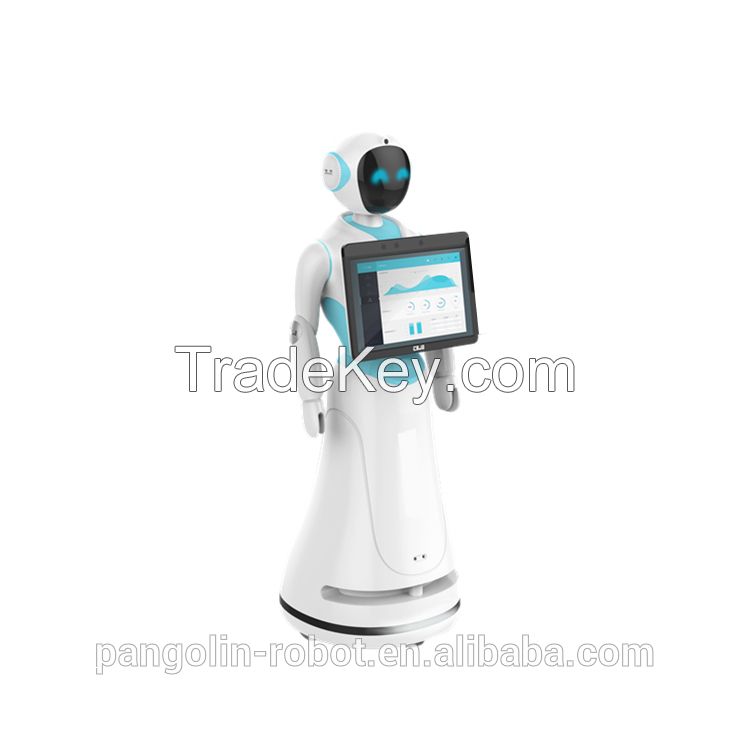 AI programmable Hi-tech welcome robot reception robot with facial recognition