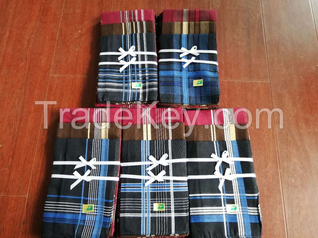 Cheap wholesale stripe handkerchief polyester to Kenya