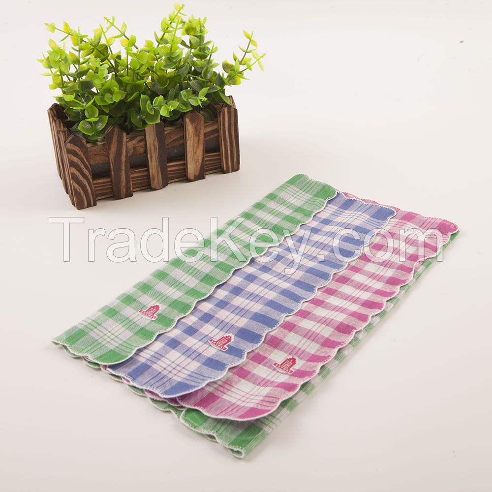 good quality stripe polyester handkerchief 466