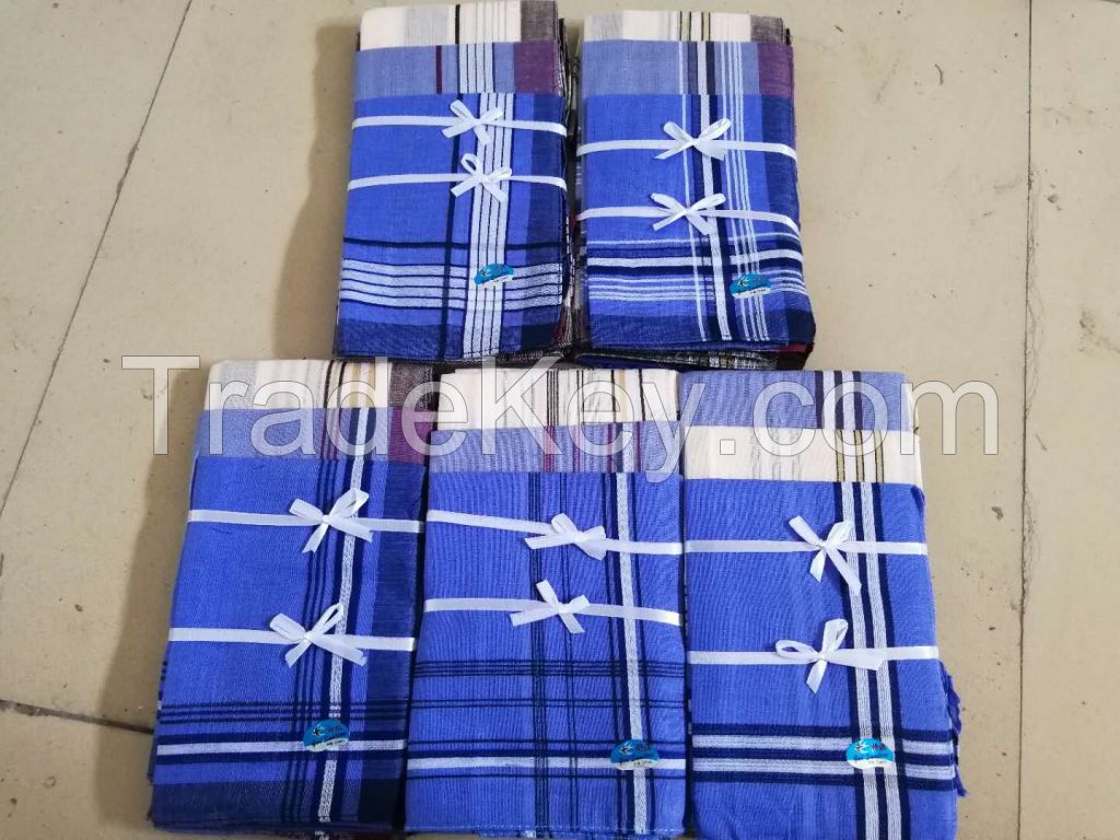 Cheap wholesale stripe handkerchief polyester to Kenya