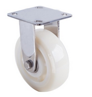 Heavy Duty Stainless Steel Caster With White Nylon Wheel