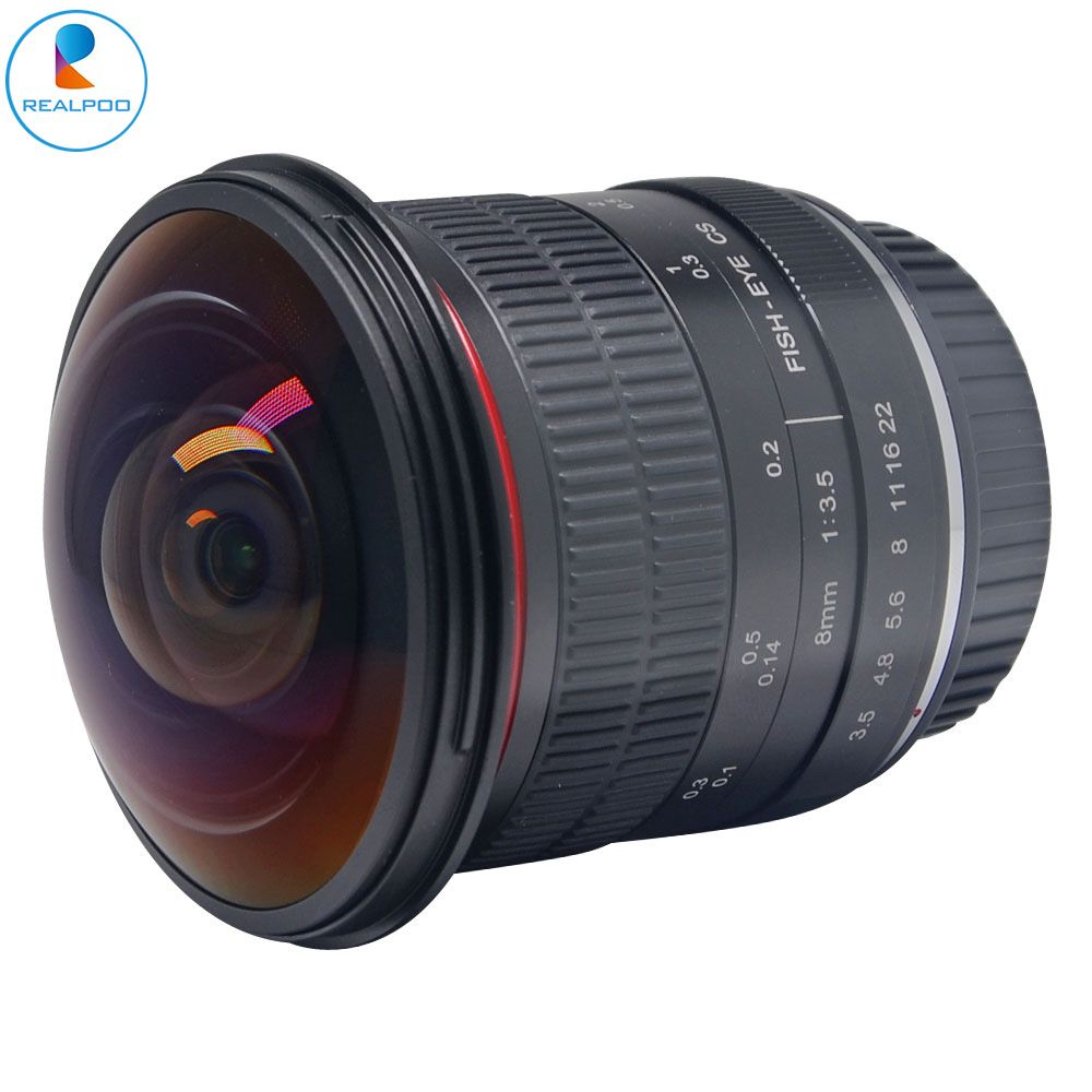 Hot selling 8mm f/3.5 Ultra Wide Manual Fisheye Lens for All EF Mount