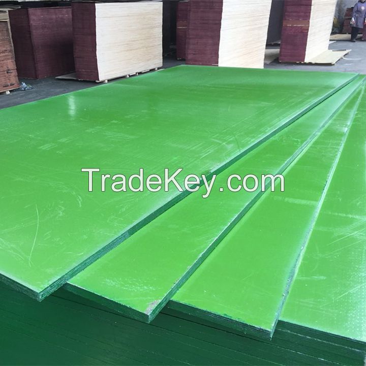MDO PP Plastic Green Film Coated Plywood