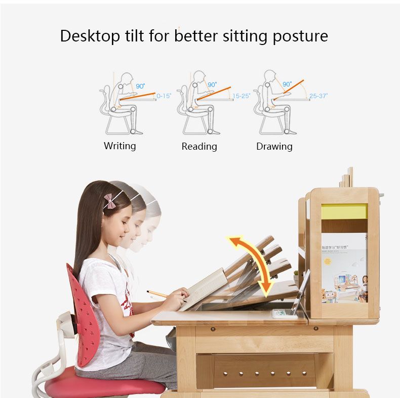 2M2KIDS Workshop adjustable kids study desk study table and chair