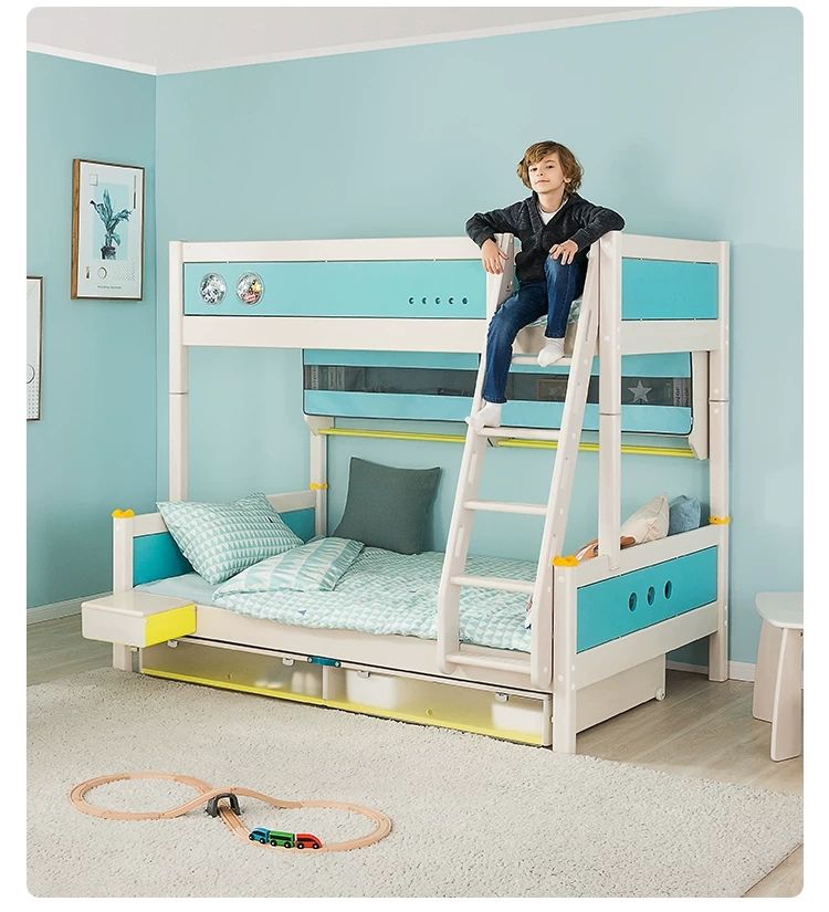 2m2kids Kid Bedroom Furniture Children Bunk Bed 