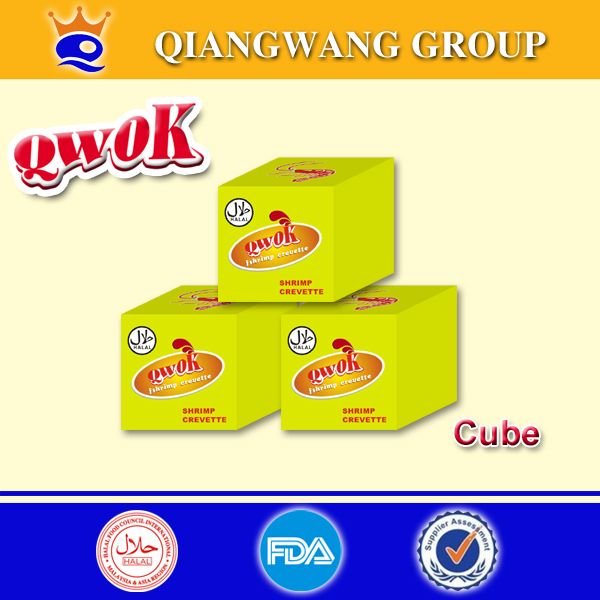 Qwok 4g*25*80 Halal Shrimp Flavour Seasoning Cubes