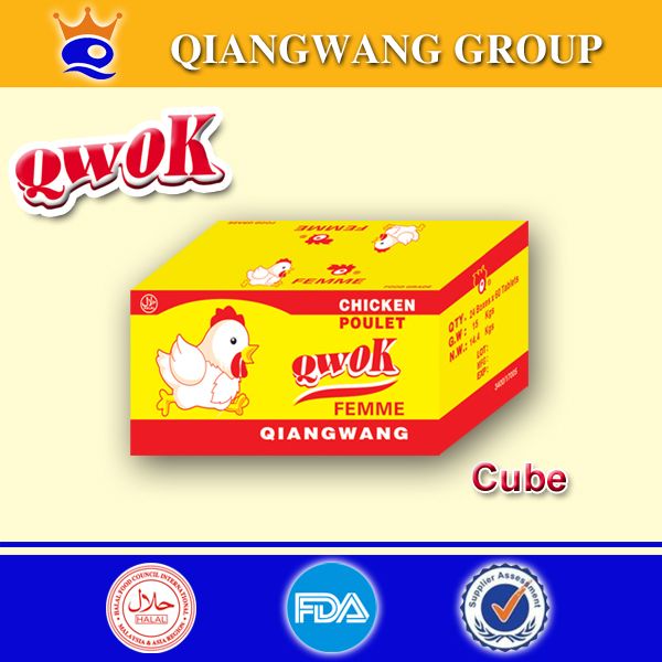 Qwok 10g Halal Chicken Flavour Seasoning Cubes