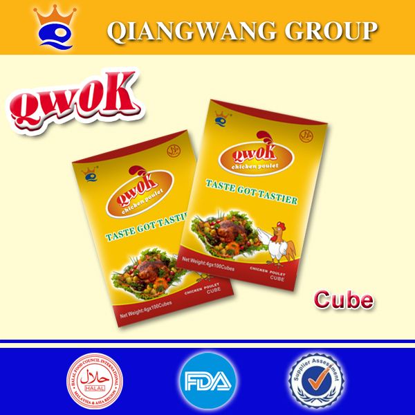 Qwok 4g*25*80 Halal Chicken Flavour Seasoning Cubes