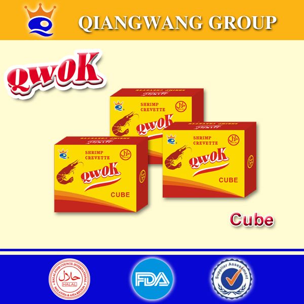 Qwok 10g*48*30 Halal Shrimp Flavour Bouillon Cubes