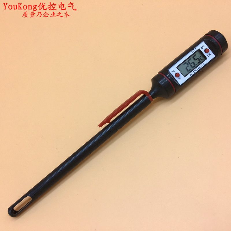 WT-1 Digital Thermometer for BBQ / Milk / Liquid / Fahrenheit and Celsius Display with NTC sensor