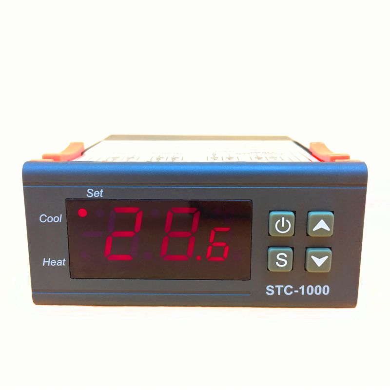 Dual Heating/refrigeration Plug In Temperature Controller/thermostat For Frozen Food Freezer With Compressor Stc-1000