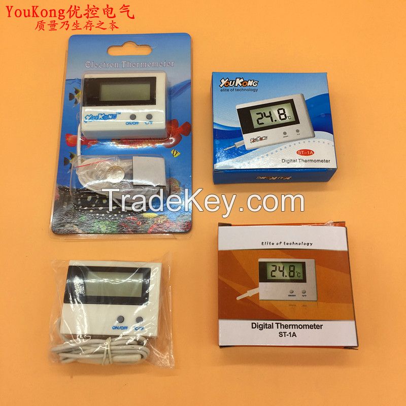 LCD display digital thermometer, digital water temperature meter ST-1A used for aquarium market, home life and gifts