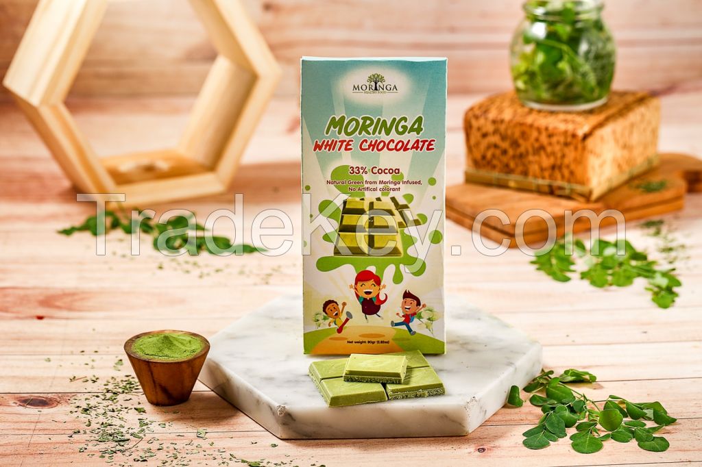 Moringa White Chocolate and Dark Chocolate