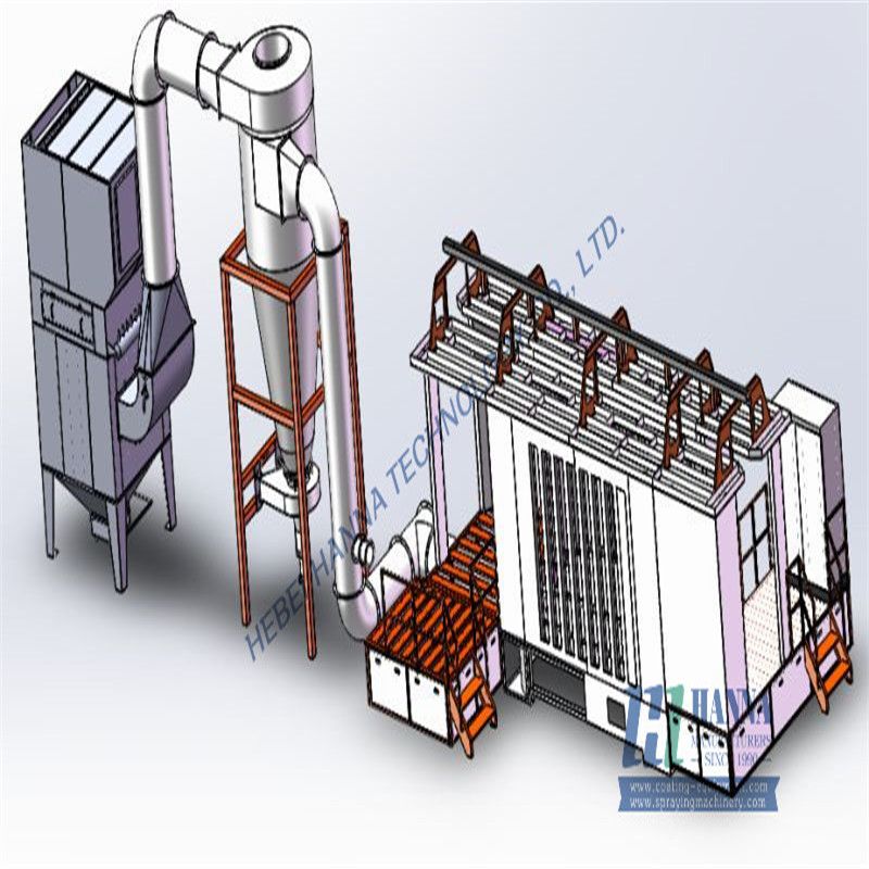 Hanna Brand Manual Powder Coating Equipment with Powder Spray Booth