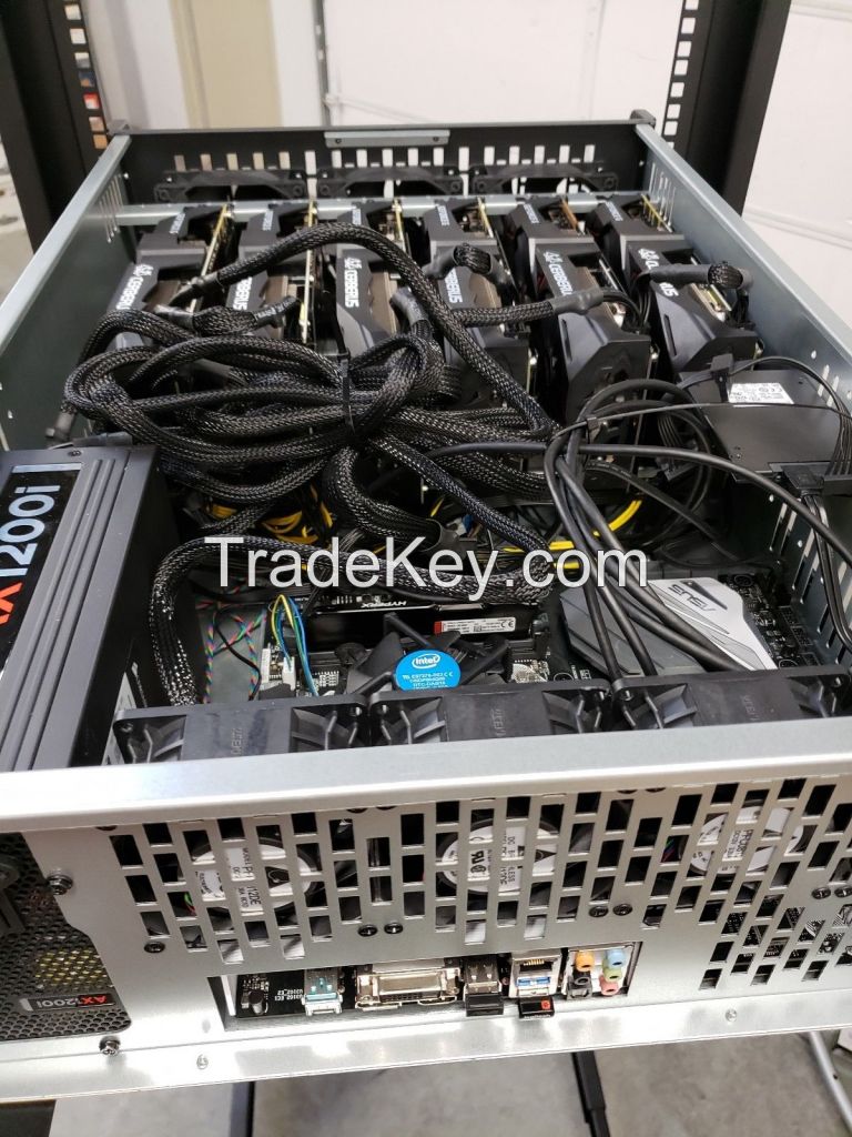 6 GPU 1070 Ti Mining Rig Hydra 3 Server