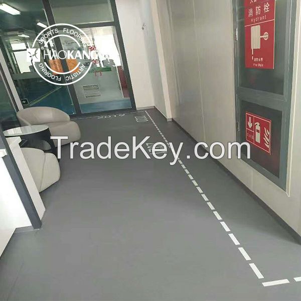 commercial use roll type creative plastic flooring