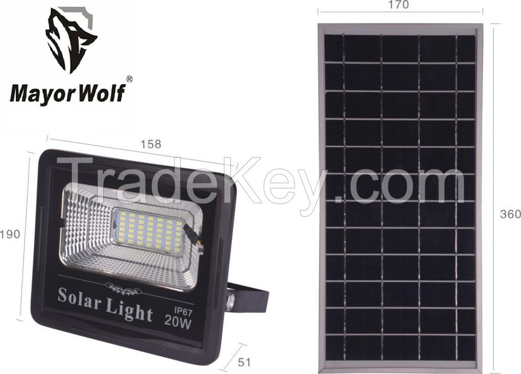 Hot Selling 2018 Energy Sarving Led Solar Flood Light Wholesale