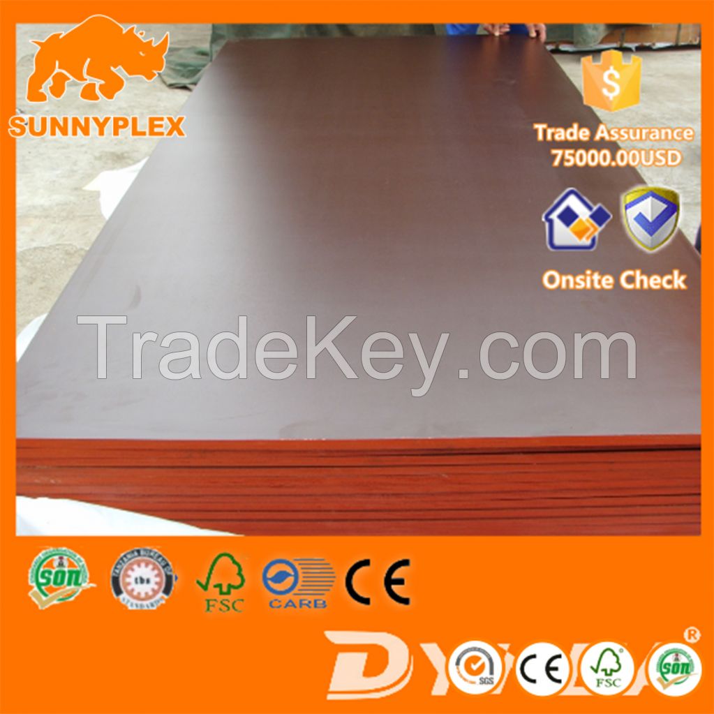 concrete formwork film faced plywood