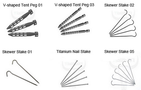 tent pegs