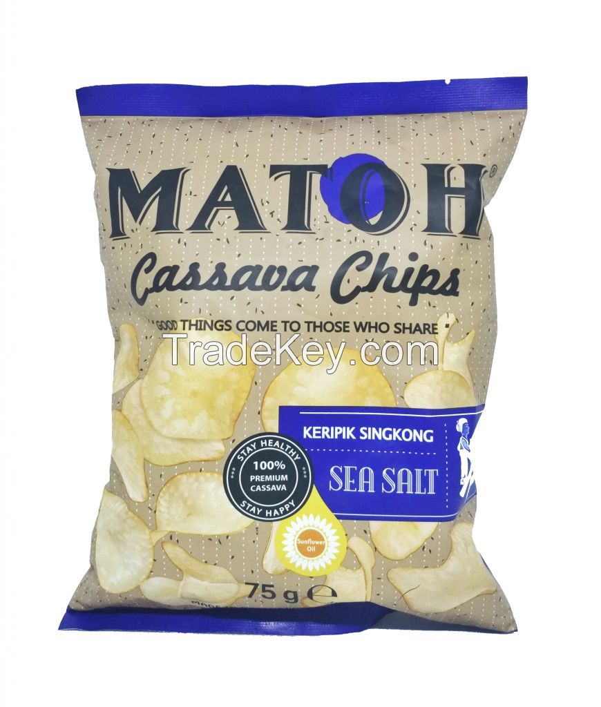 Matoh Cassava Chips - Sea Salt Flavour Snacks